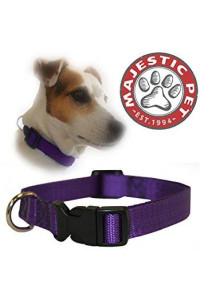14in - 20in Adjustable Collar Purple, 40 - 120 lbs Dog By Majestic Pet Products