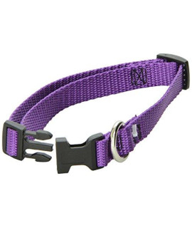 10in - 16in Adjustable Collar Purple, 10 - 45 lbs Dog By Majestic Pet Products