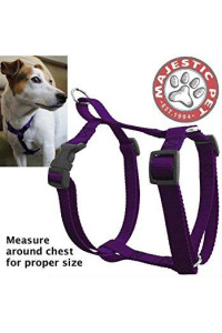12in - 20in Harness Purple, Sml 10 - 45 lbs Dog By Majestic Pet Products