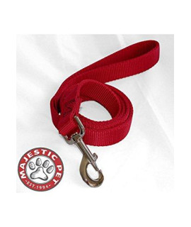 1in x 4ft Dbl Lead Red By Majestic Pet Products