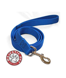 1in x 4ft Dbl Lead Blue By Majestic Pet Products