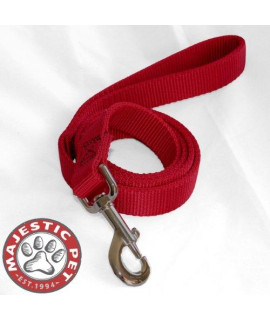 1in x 6ft Dbl Lead Red By Majestic Pet Products