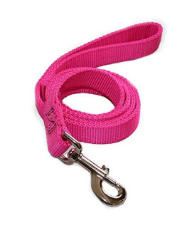 1in x 6ft Dbl Lead Pink By Majestic Pet Products
