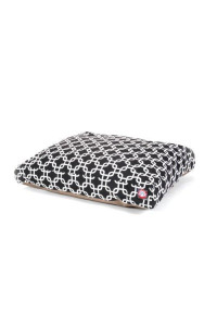 Black Links Small Rectangle Pet Bed