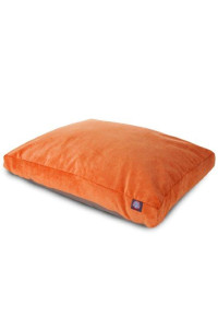 Orange Villa Collection Small Rectangle Pet Bed
