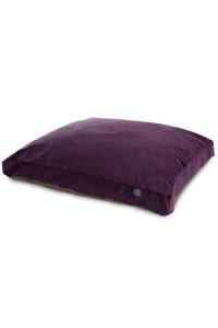 Aubergine Villa Collection Small Rectangle Pet Bed