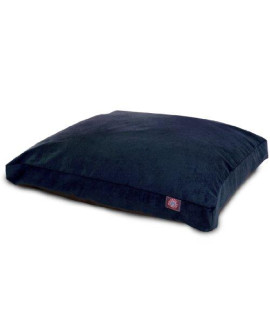 Navy Villa Collection Large Rectangle Pet Bed