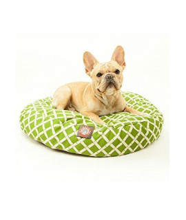 Sage Bamboo Small Round Pet Bed