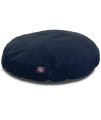Navy Villa Collection Small Round Pet Bed