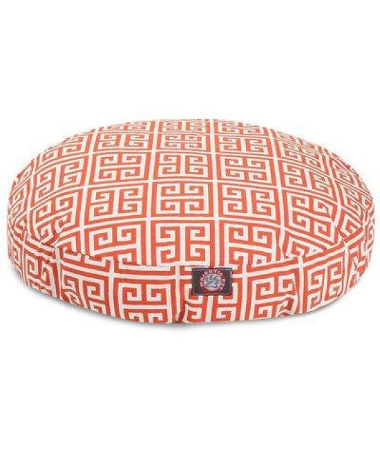 Orange Towers Small Round Pet Bed