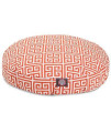 Orange Towers Small Round Pet Bed
