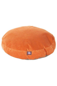 Orange Villa Collection Medium Round Pet Bed