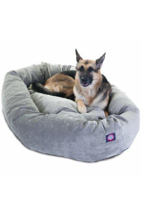 52" Vintage Villa Collection Micro-Velvet Bagel Bed By Majestic Pet Products