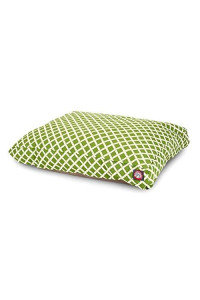 Sage Bamboo Small Rectangle Pet Bed
