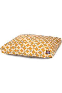 Yellow Links Small Rectangle Pet Bed
