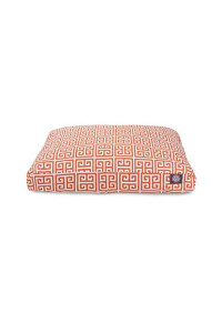 Orange Towers Small Rectangle Pet Bed