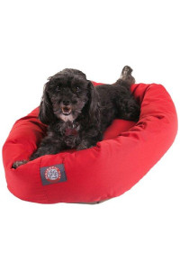24" Red Bagel Bed By Majestic Pet Products