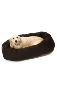 40" Black Bagel Bed By Majestic Pet Products