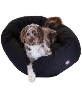 52" Black Bagel Bed By Majestic Pet Products