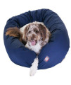 52" Blue & Sherpa Bagel Bed By Majestic Pet Products