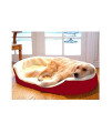 23x18 Red Lounger Pet Bed By Majestic Pet Products-Small