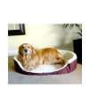 28x21 Burgundy Lounger Pet Bed By Majestic Pet Products-Medium