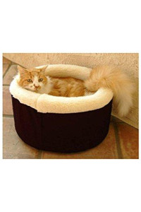 16" Black Cat Cuddler Pet Bed By Majestic Pet Products