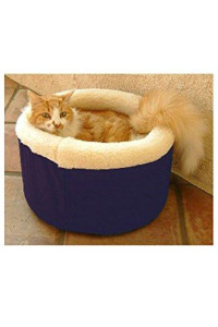 16" Blue Cat Cuddler Pet Bed By Majestic Pet Products