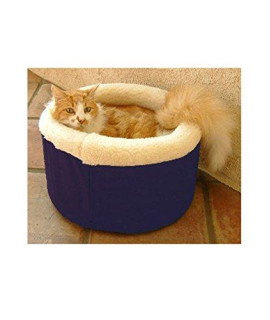 16" Blue Cat Cuddler Pet Bed By Majestic Pet Products