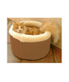 16" Khaki Cat Cuddler Pet Bed By Majestic Pet Products