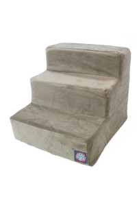 3 Step Stone Suede Pet Stairs By Majestic Pet Products