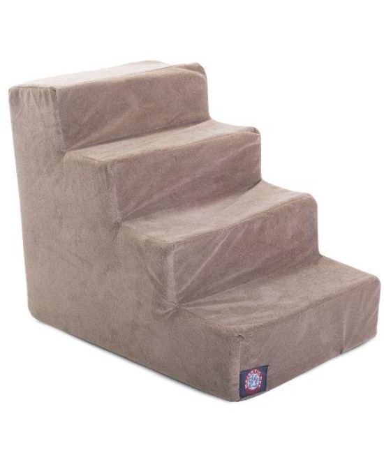 4 Step Stone Suede Pet Stairs By Majestic Pet Products