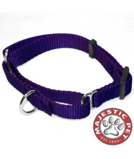 14in - 20in Martingale Purple, 40 - 120 lbs Dog By Majestic Pet Products