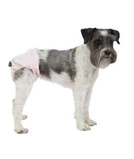 PoochPants Reusable Dog Diaper Small Pink 8 to 14 lbs