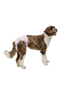 PoochPants Reusable Dog Diaper X-Large Pink 56 to 90 lbs