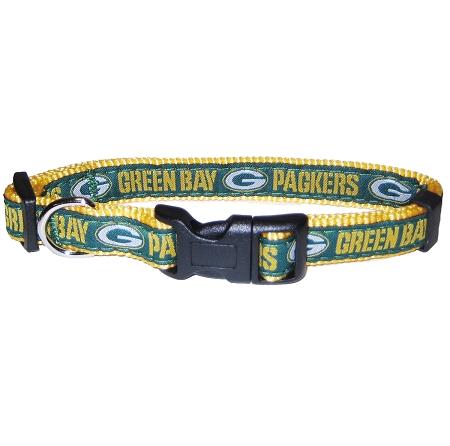 Green Bay Packers NFL Dog Collar - Medium