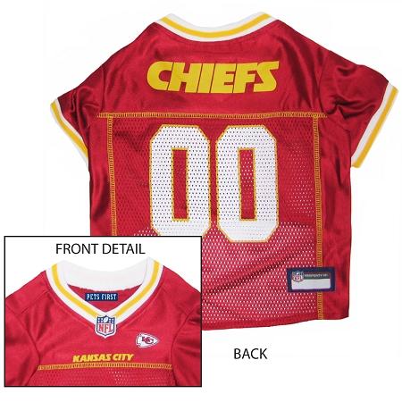 Kansas City Chiefs NFL Dog Jersey - Small