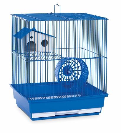 Two Story Hamster & Gerbil Cage - Blue