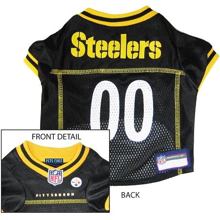 Pittsburgh Steelers NFL Dog Jersey - Large