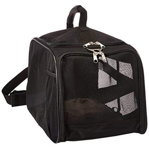 Small Cheetah Pet Smart Cart Carrier Soft Sided Collapsible Folding Travel Bag Dog Cat Airline Approved Tote Luggage Backpack 
