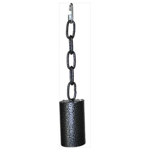Large Metal Pipe Bell on a Chain AE003 Platinum