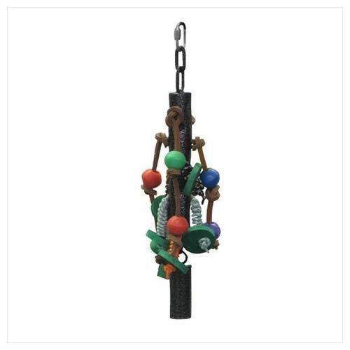 Metal Pipe Bell Toy with Rope AE012 Platinum