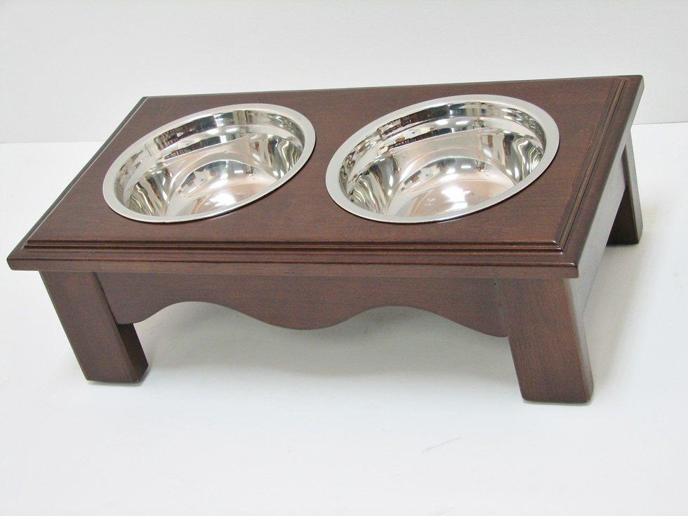 Crown Pet Diner, Small size, with Espresso Finish