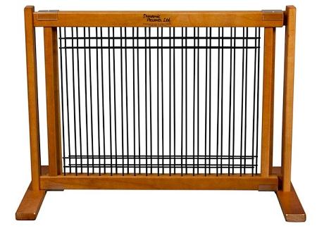 Wood and Wire Pet Gate - Small/Artisan Bronze