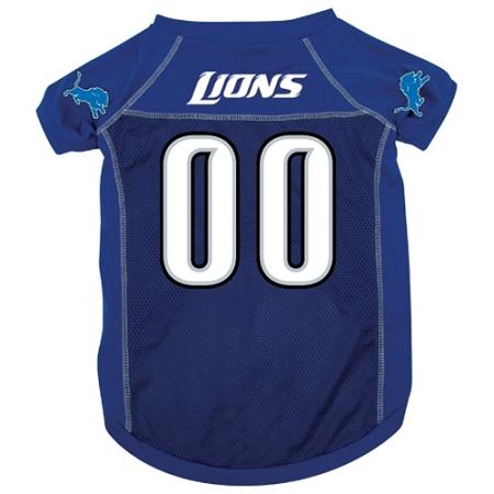 Detroit Lions Deluxe Dog Jersey - Small