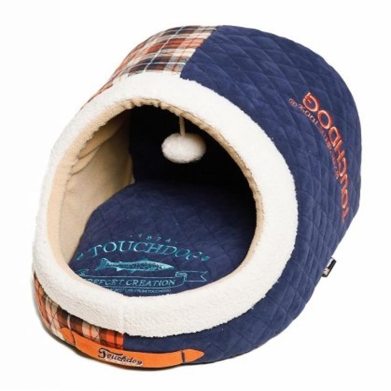 Touchdog Diamond Stitched Active-Play Indoor Panoramic Designer Dog Bed
