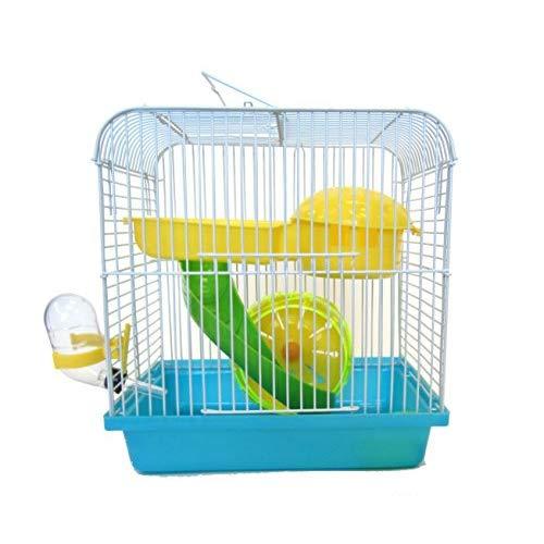 H167BL Dwarf Hamster, Mice Cage, with Accessories, Blue