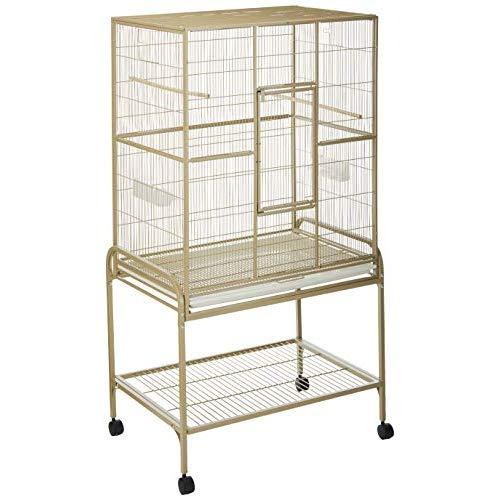 A&E CAGE CO 32-Inch by 21-Inch Flight Cage and Stand Sandstone 