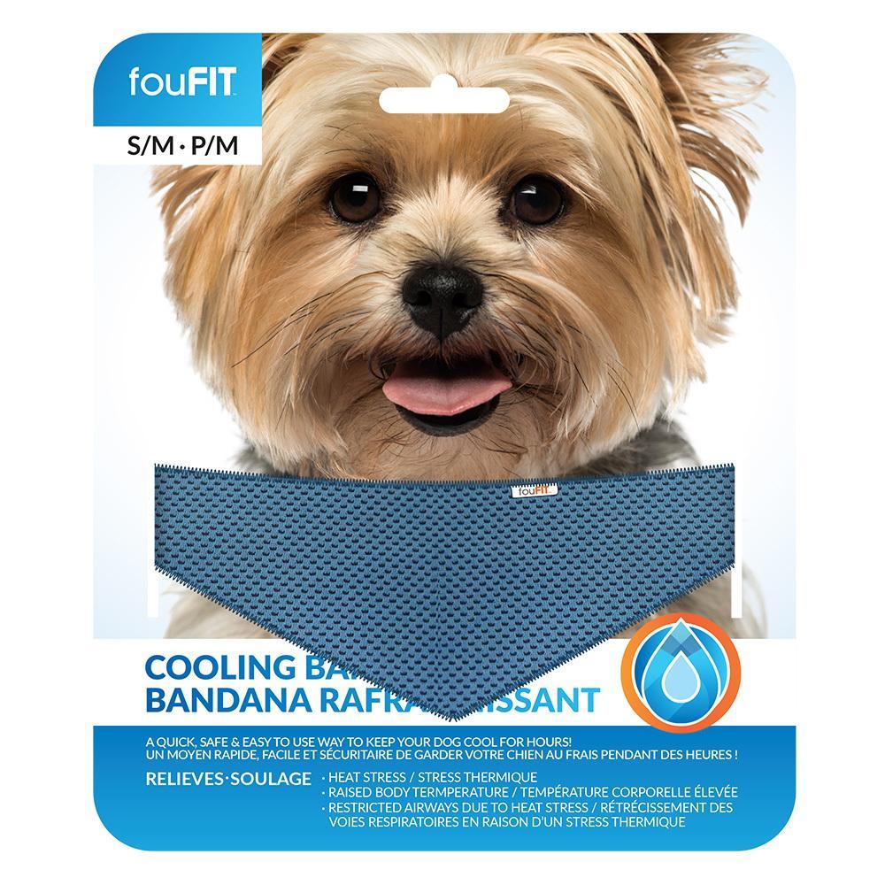 FouFIT Dog Cooling Bandana - Blue