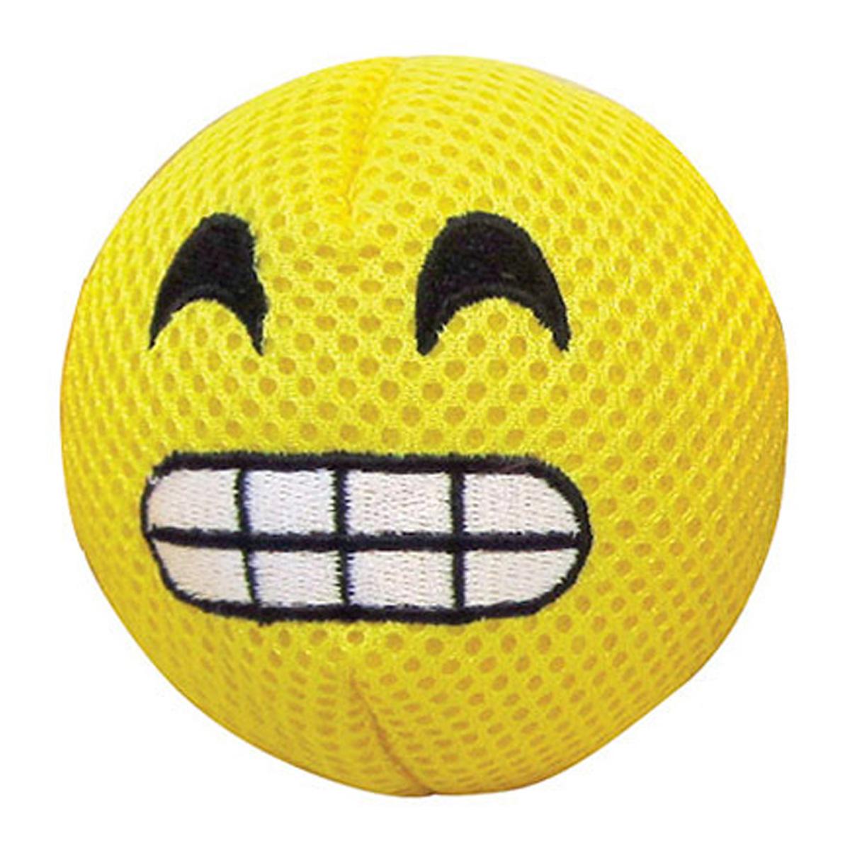 FouFou Dog Emoji Ball Dog Toy - Happy